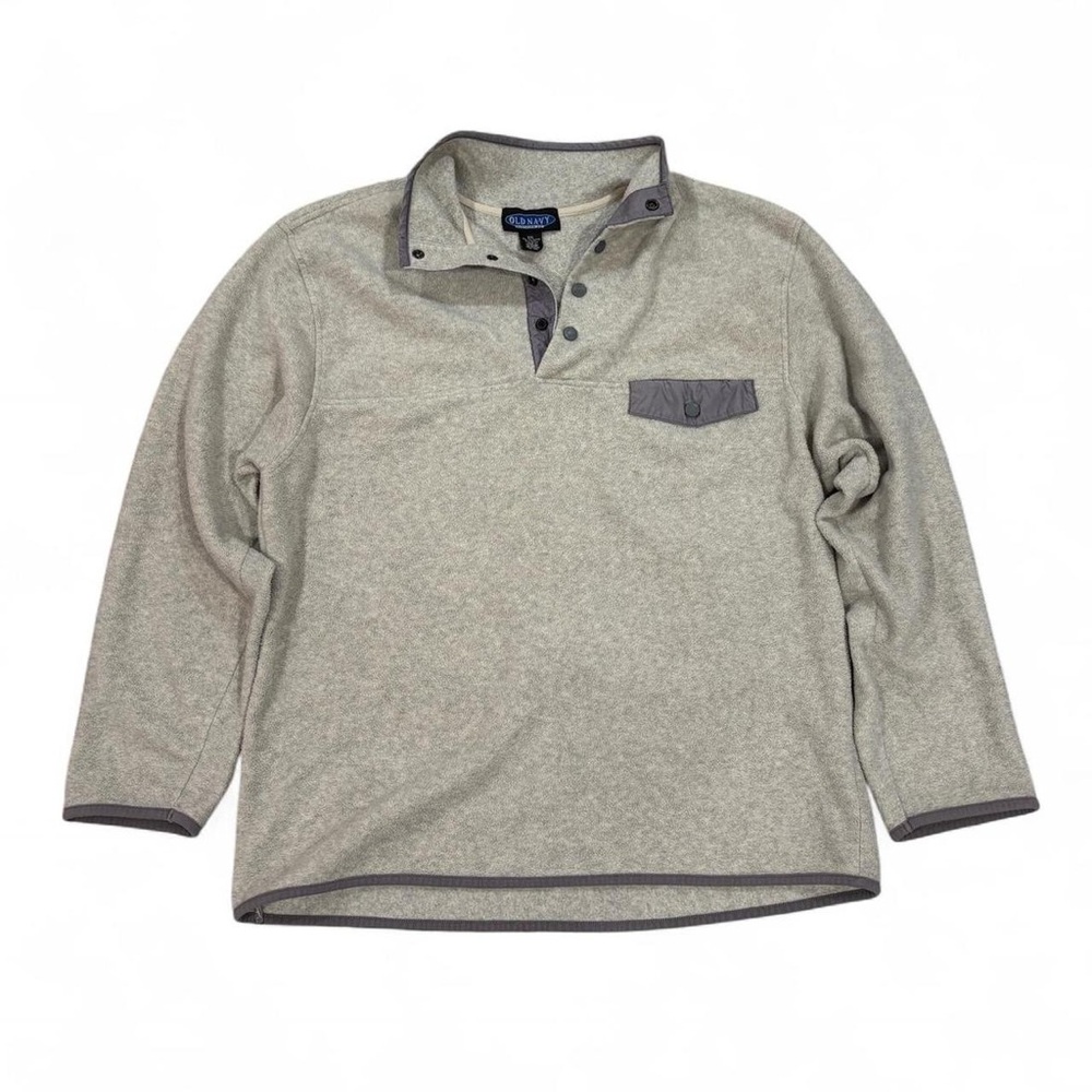 90’s Vintage Old Navy Snap T Performance Fleece Pullover